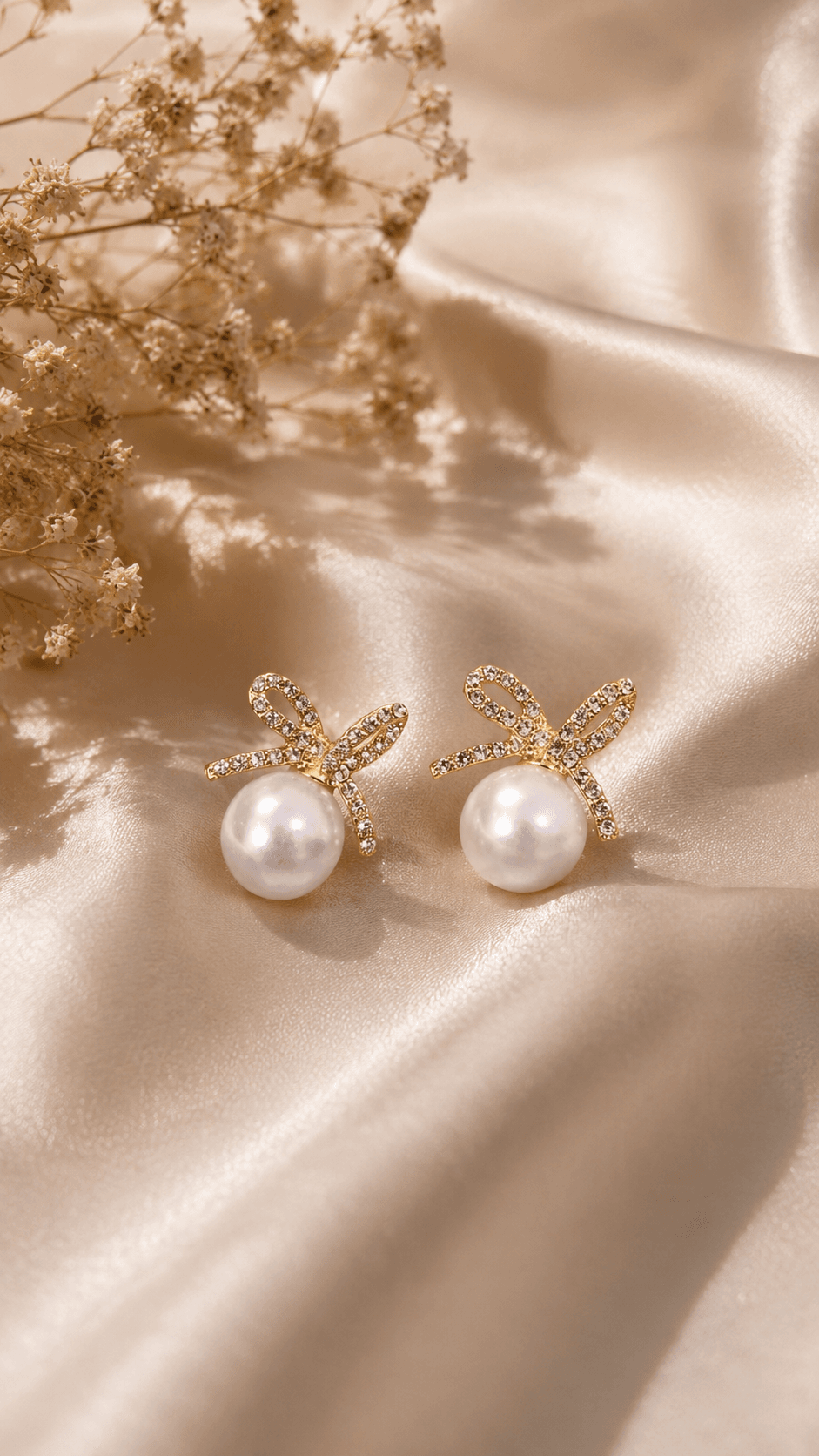 Silver Ribbon Sparkle Studs Silver Ribbon Sparkle Studs